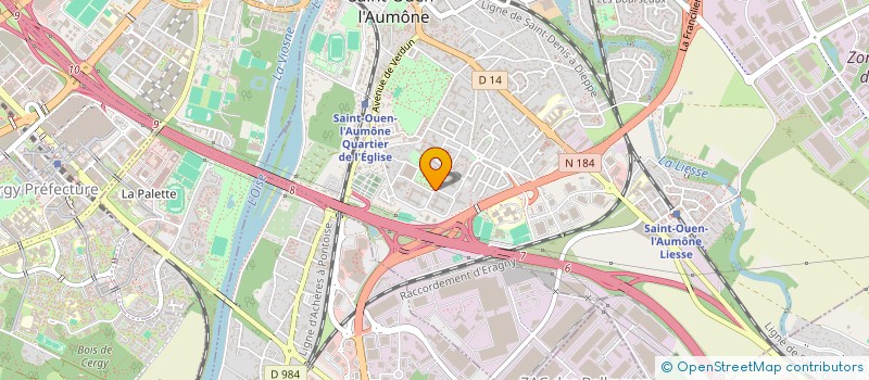 localisation de l'entreprise MADAME SOLEDAD DERLANDE DELFILS à SAINT-OUEN-L'AUMONE