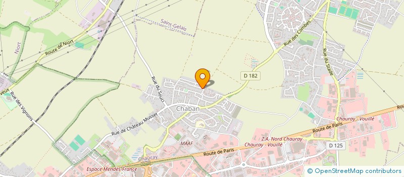 localisation de l'entreprise MADAME SOLEDAD LECOR  CHAURAY