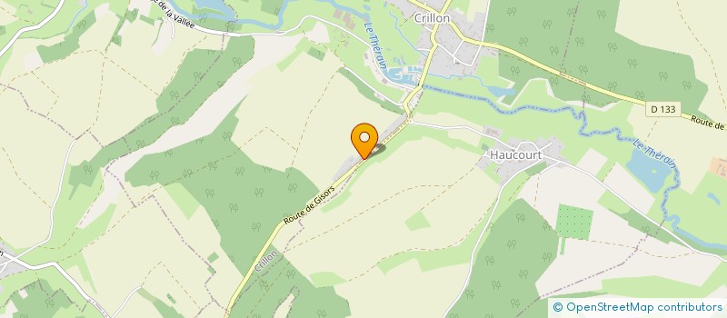 localisation de l'entreprise MADAME SOLEDAD LEFEVRE  CRILLON