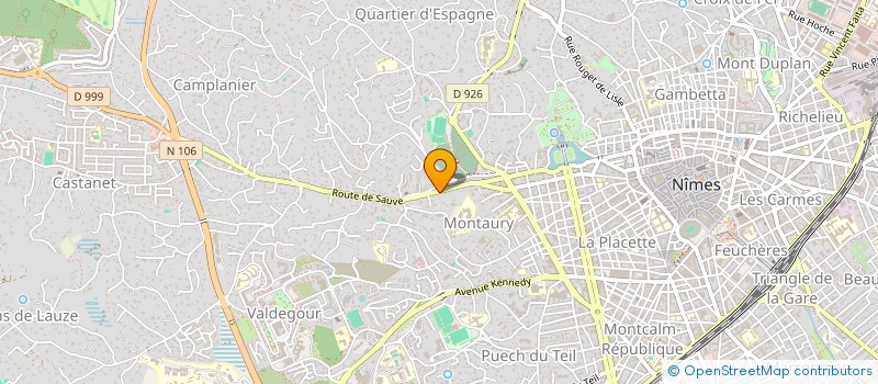 localisation de l'entreprise MADAME SOLEDAD MAHAUT  NIMES