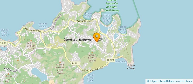 localisation de l'entreprise MADAME SOLEDAD STAKELBOROUGH à SAINT-BARTHELEMY