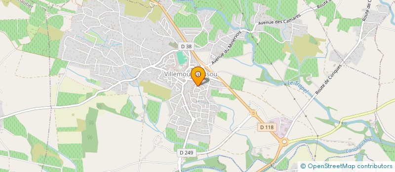 localisation de l'entreprise MADAME SOLEDAD VILLATORO  VILLEMOUSTAUSSOU