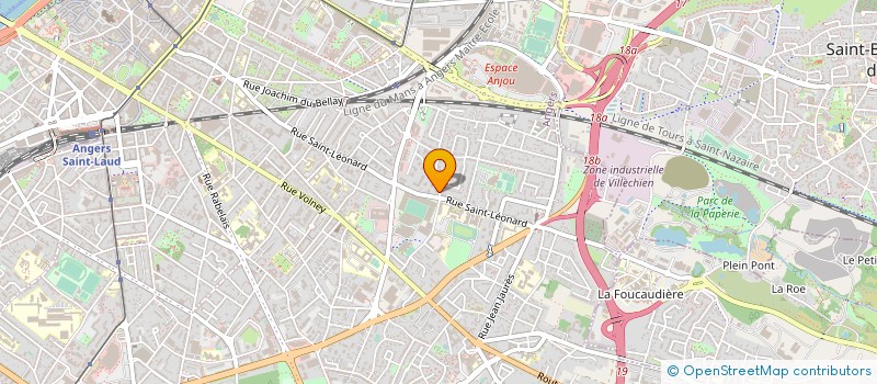 localisation de l'entreprise MADAME SOLEN GUILLERM à ANGERS