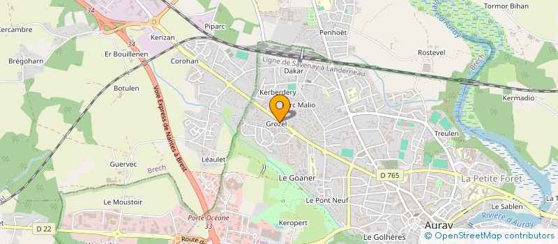 localisation de l'entreprise MADAME SOLEN LAGADIC à AURAY