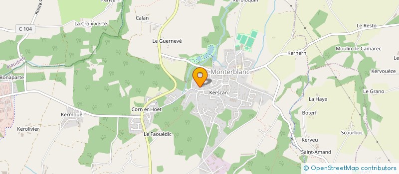 localisation de l'entreprise MADAME SOLEN LE GUILLOUX à MONTERBLANC