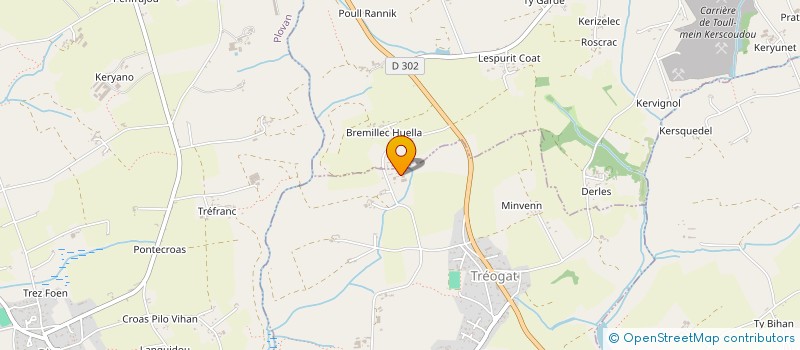 localisation de l'entreprise MADAME SOLEN LEBREQUER  TREOGAT