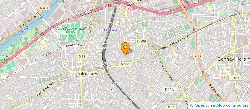 localisation de l'entreprise MADAME SOLEN OH à COLOMBES