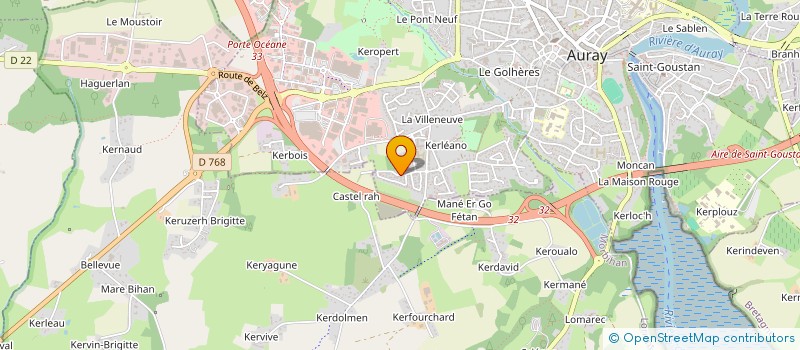localisation de l'entreprise MADAME SOLEN PIRIOU à AURAY