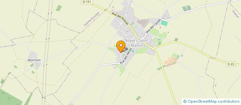 localisation de l'entreprise MADAME SOLENA LE CHENADEC  NOYERS-SAINT-MARTIN