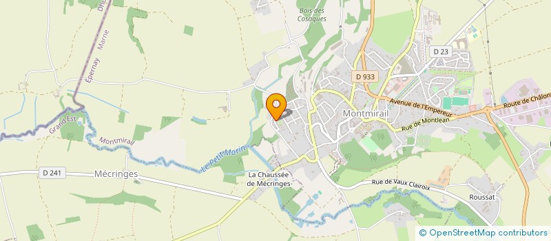 localisation de l'entreprise MADAME SOLENE ARCOS  MONTMIRAIL