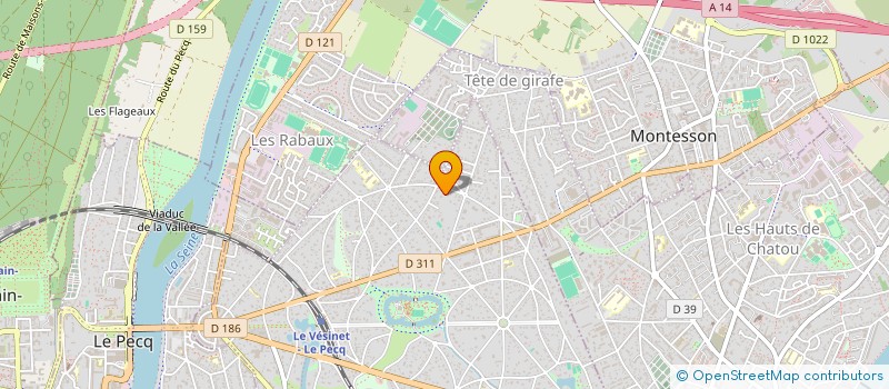 localisation de l'entreprise MADAME SOLENE ARTH  LE VESINET