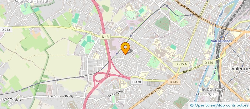 localisation de l'entreprise MADAME SOLENE AUGUSTYN à VALENCIENNES