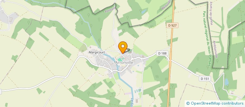 localisation de l'entreprise MADAME SOLENE AVELANGE  ARRONVILLE