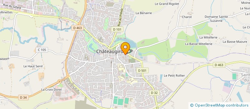 localisation de l'entreprise MADAME SOLENE BAUDET  CHATEAUGIRON