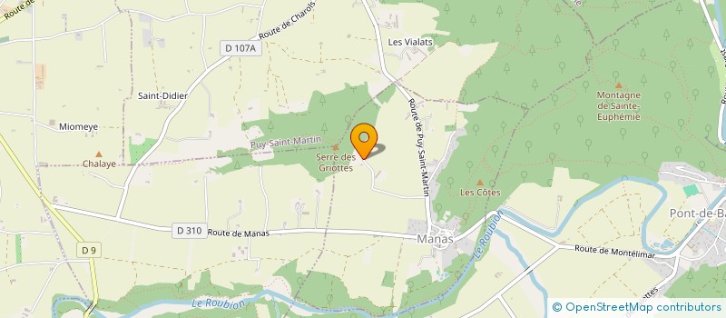 localisation de l'entreprise MADAME SOLENE BEAUREPAIRE  MANAS