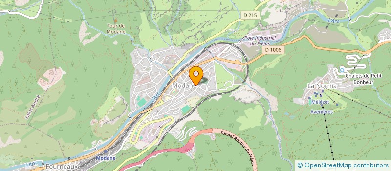 localisation de l'entreprise MADAME SOLENE BEGOC  MODANE