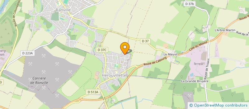 localisation de l'entreprise MADAME SOLENE BELLERET  HEROUVILLETTE