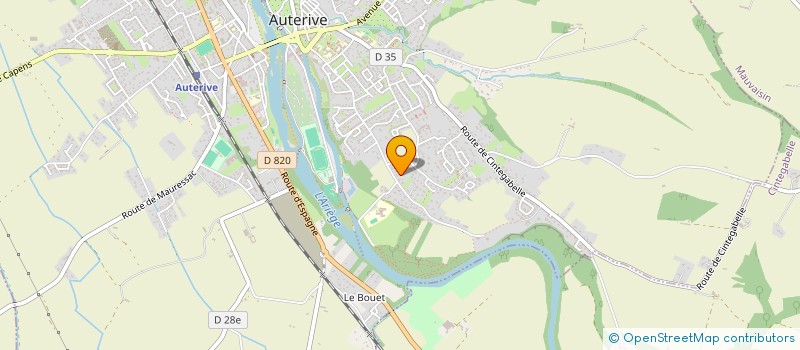 localisation de l'entreprise MADAME SOLENE BERTHIER  AUTERIVE