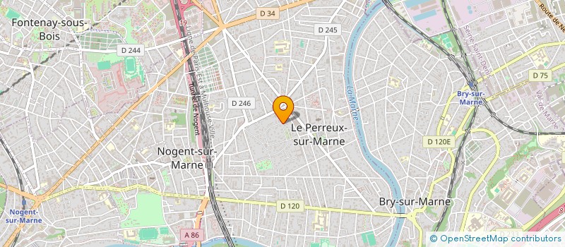 localisation de l'entreprise MADAME SOLENE BETTONI  LE PERREUX-SUR-MARNE