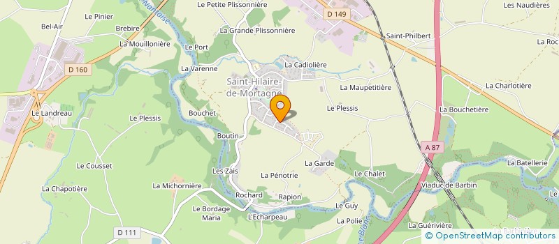 localisation de l'entreprise MADAME SOLENE BILLAUD à MORTAGNE-SUR-SEVRE
