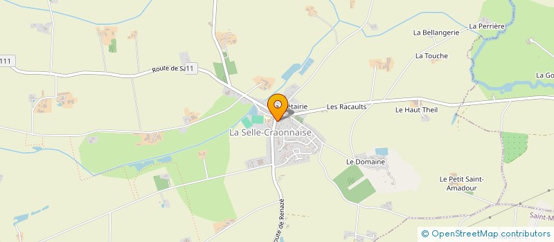 localisation de l'entreprise MADAME SOLENE BISDORFF  LA SELLE-CRAONNAISE