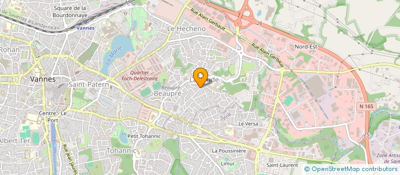 localisation de l'entreprise MADAME SOLENE BOEFFARD à VANNES