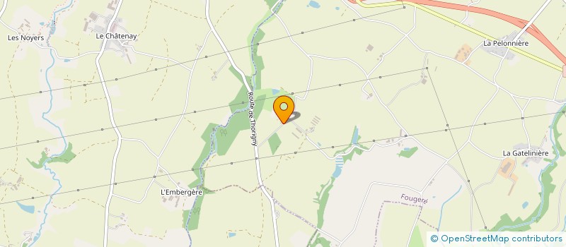 localisation de l'entreprise MADAME SOLENE BONNAUDET  FOUGERE