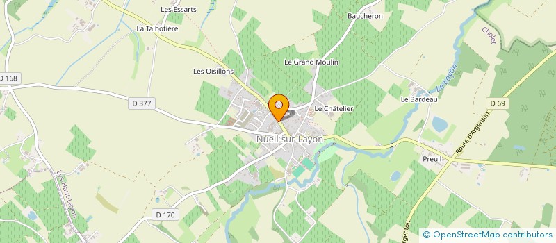 localisation de l'entreprise MADAME SOLENE BONNEAU à LYS-HAUT-LAYON
