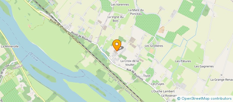 localisation de l'entreprise MADAME SOLENE BONNEAU  SAUMUR