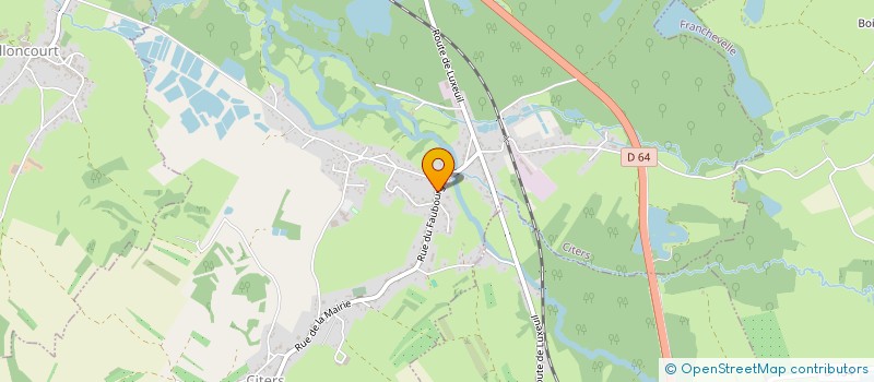 localisation de l'entreprise MADAME SOLENE BOUCARD  CITERS