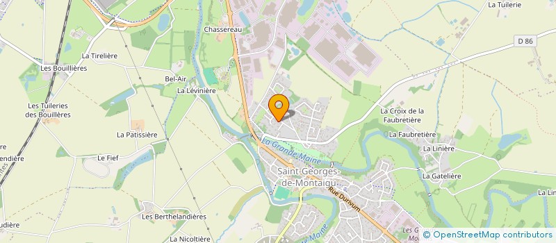 localisation de l'entreprise MADAME SOLENE BOUCHREAU-MANGEON à MONTAIGU-VENDEE