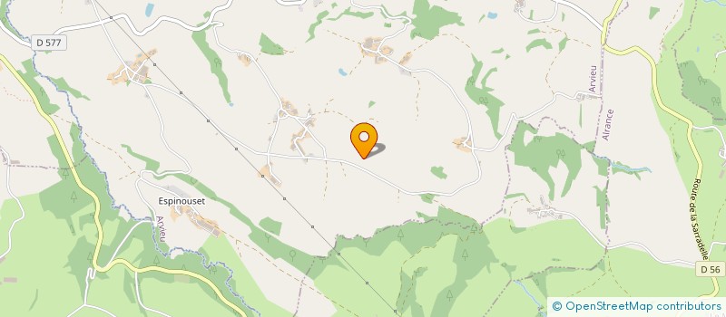 localisation de l'entreprise MADAME SOLENE BOUDOU  ARVIEU