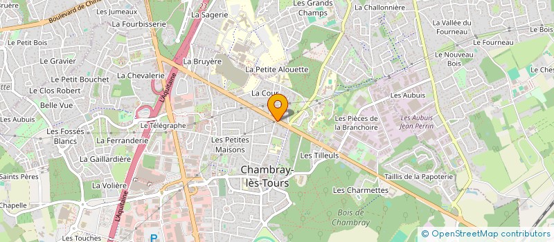 localisation de l'entreprise MADAME SOLENE BOUGES  CHAMBRAY-LES-TOURS