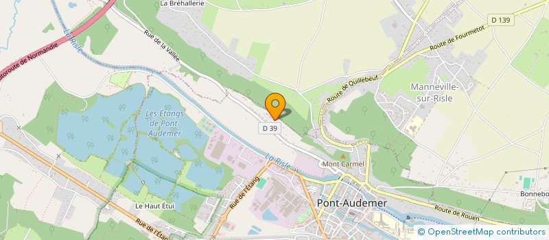 localisation de l'entreprise MADAME SOLENE BOUGON  PONT-AUDEMER