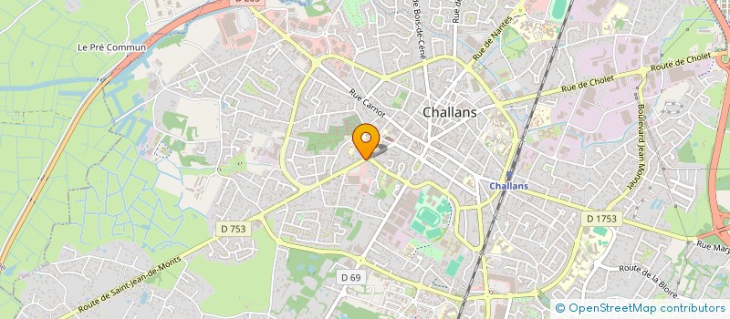 localisation de l'entreprise MADAME SOLENE BOUHIER à CHALLANS