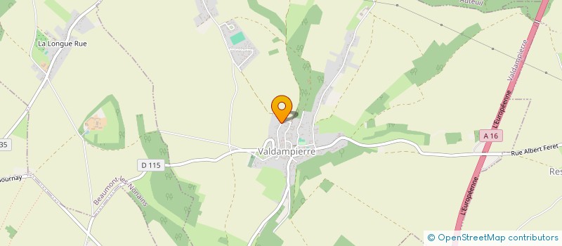 localisation de l'entreprise MADAME SOLENE BOUISSOU  VALDAMPIERRE