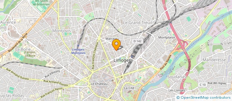 localisation de l'entreprise MADAME SOLENE BOUQUIN à LIMOGES