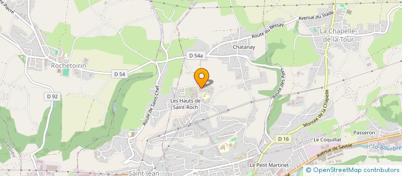 localisation de l'entreprise MADAME SOLENE BOURDILLON  LA TOUR-DU-PIN