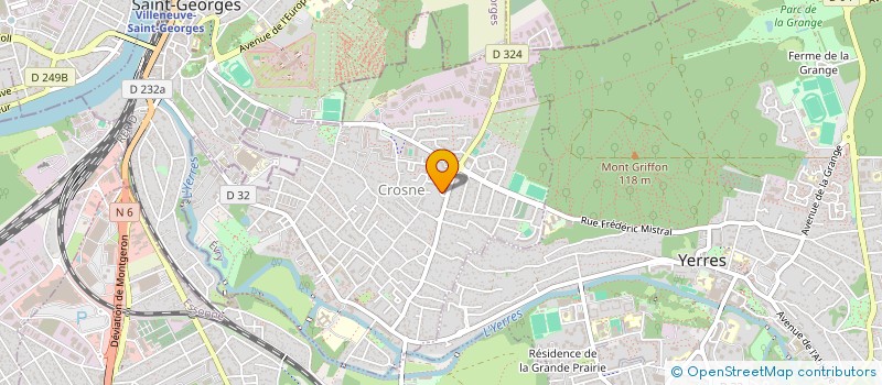 localisation de l'entreprise MADAME SOLENE BRUNEL  CROSNE