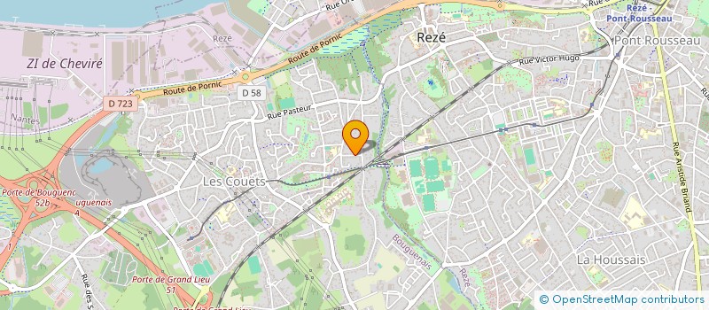 localisation de l'entreprise MADAME SOLENE BRUNET  BOUGUENAIS