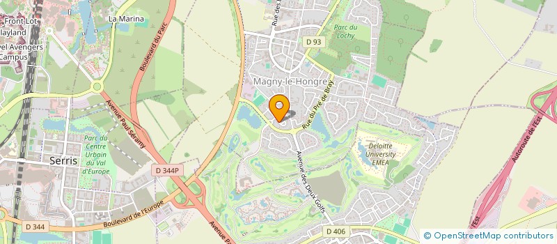 localisation de l'entreprise MADAME SOLENE BUSSON  MAGNY-LE-HONGRE