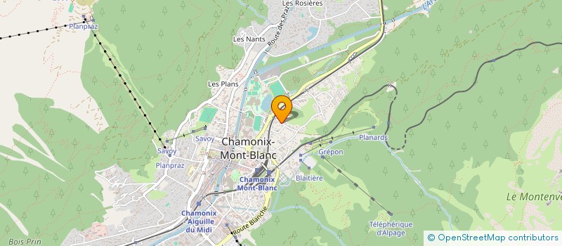 localisation de l'entreprise MADAME SOLENE CAILLAT  CHAMONIX-MONT-BLANC