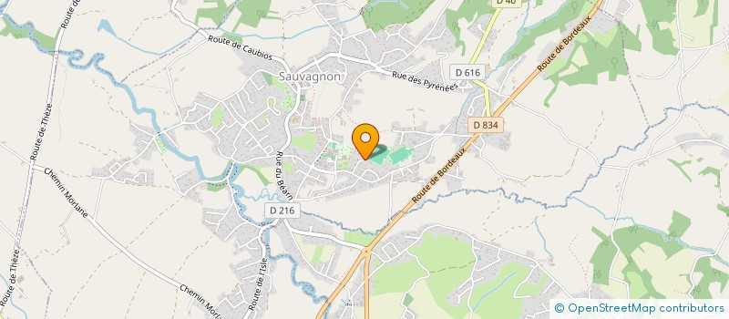 localisation de l'entreprise MADAME SOLENE CAPDETREY  SAUVAGNON