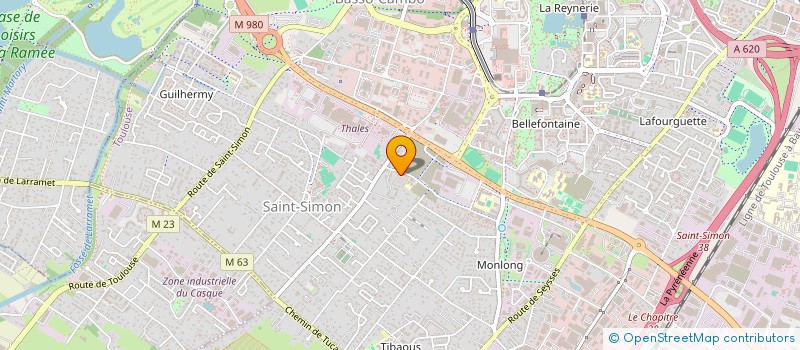 localisation de l'entreprise MADAME SOLENE CARDOSO  TOULOUSE