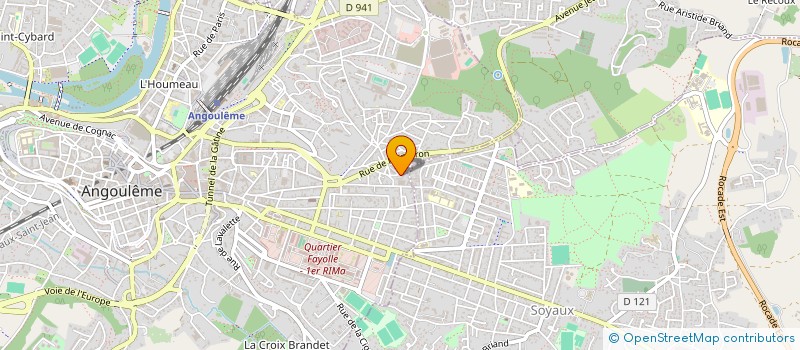 localisation de l'entreprise MADAME SOLENE CARPENTIER à ANGOULEME