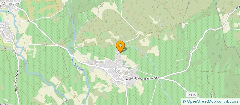 localisation de l'entreprise MADAME SOLENE CAUQUIL  TRAUSSE