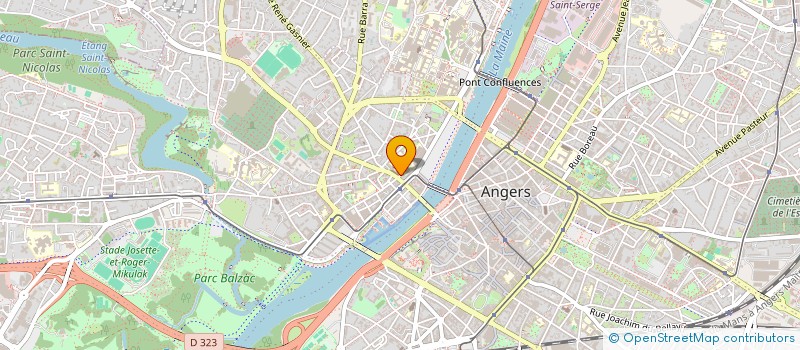 localisation de l'entreprise MADAME SOLENE CAZAUX à ANGERS