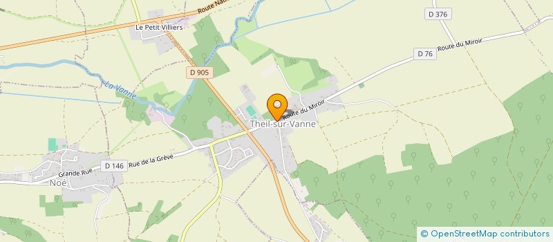 localisation de l'entreprise MADAME SOLENE CHAFFAROD  LES VALLEES DE LA VANNE