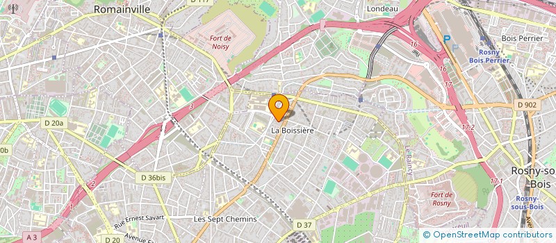 localisation de l'entreprise MADAME SOLENE CHAILLAT  MONTREUIL