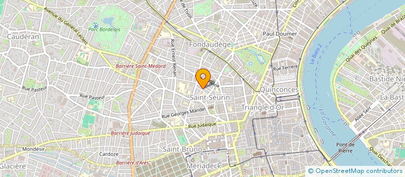 localisation de l'entreprise MADAME SOLENE CHARBONNIER  BORDEAUX